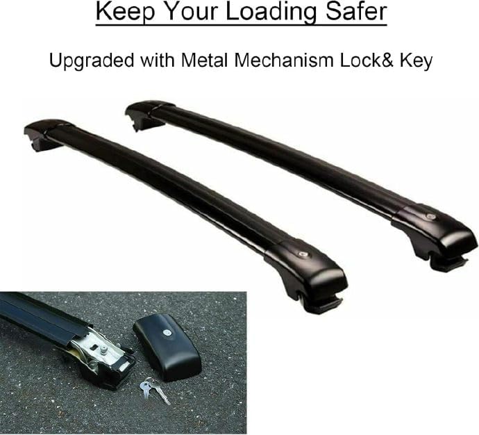Roof Rack Cross Bars for BMW X7 G07 2018-2024, 2Pcs Aluminum Crossbars for Car Roofs Rack Cargo Carrier,Rooftop Storage,Luggage & Gear,Compatible with Roof Rails