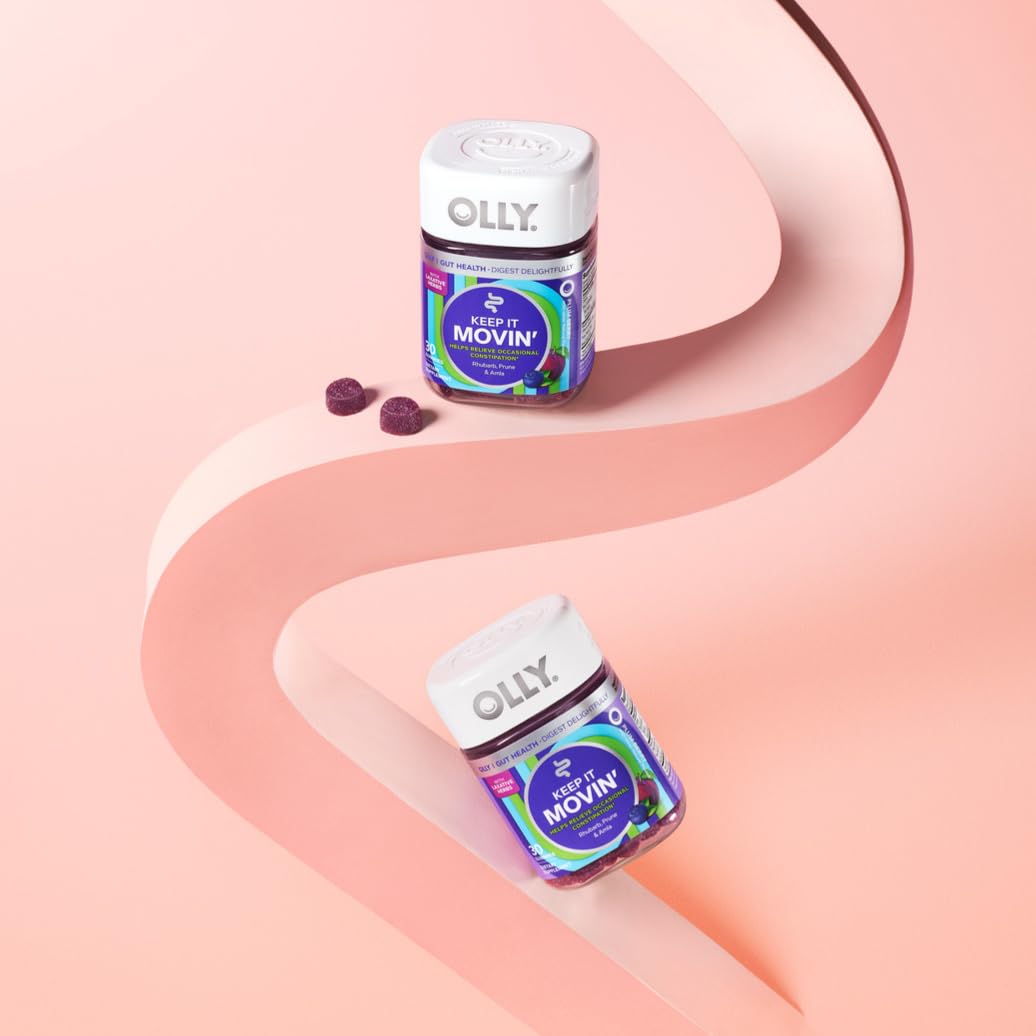 OLLY Keep it Movin, Occasional Constipation Support,* Plum Berry - 30 Count — Amazon image 9