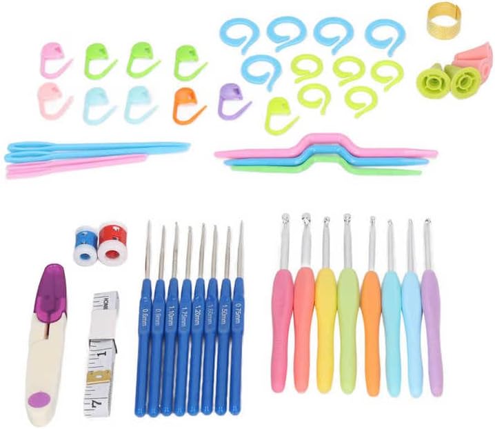 Crochet Hook Set Compact Design Hooks Knitting Supplies for Sewing