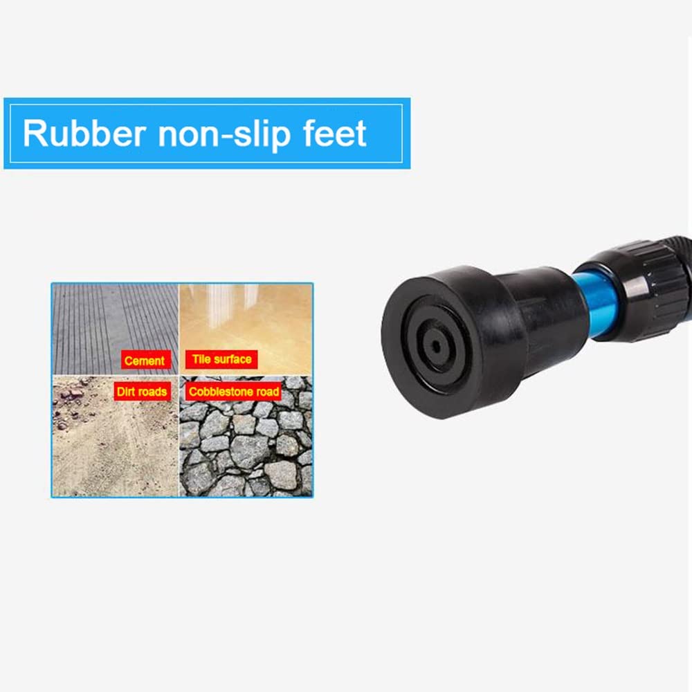 KADEUX Muleta De Antebrazo Muletas Plegables, Muletas para Adultos/jóvenes, Muletas De Antebrazo Andador Ajustable, Bastón De Aleación De Aluminio, Ligero