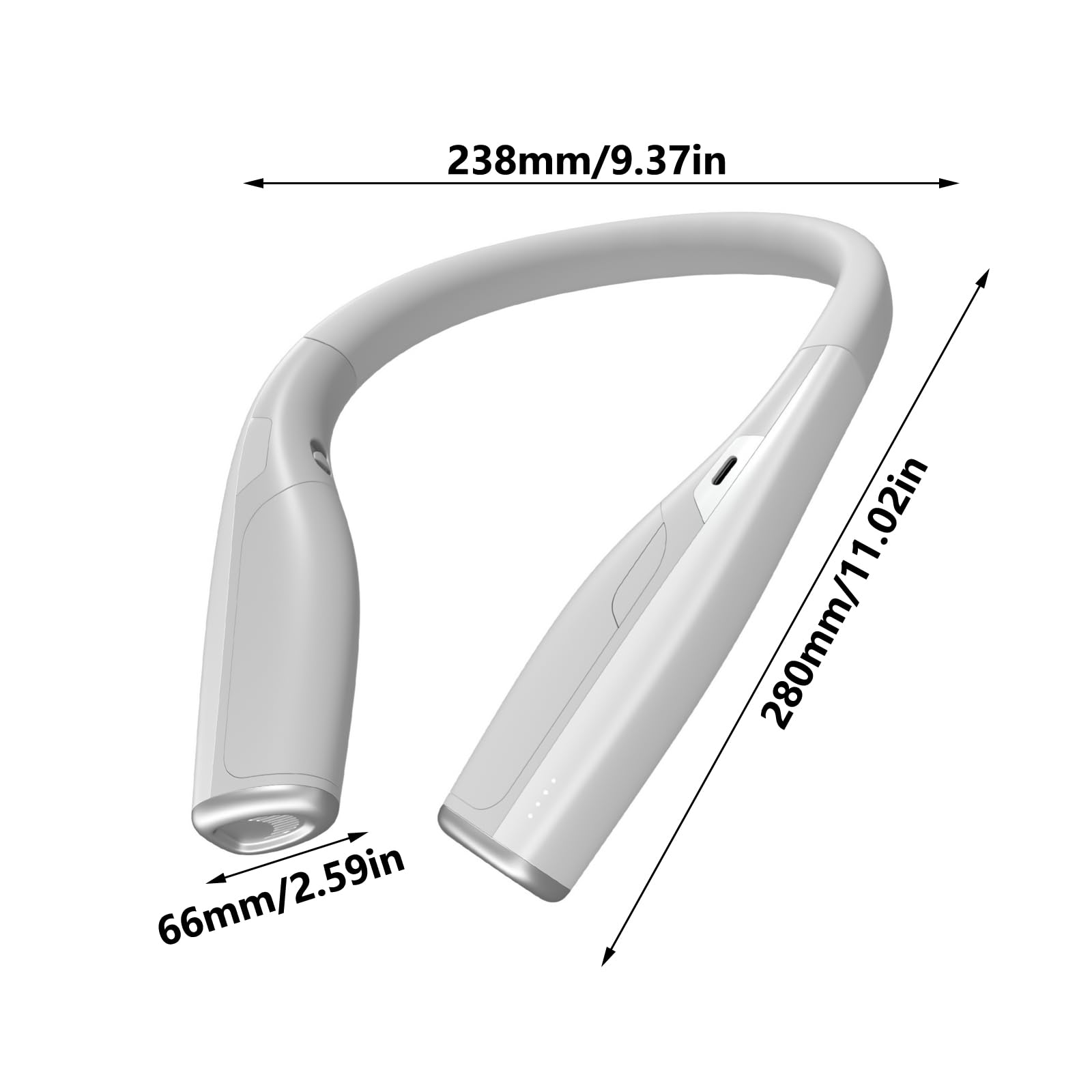 Batería ligera montada en el cuello para gafas de realidad virtual MQ 2/3/3S, carga rápida de 20 W, accesorios de gafas AR