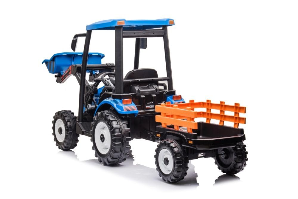 Trattore a batteria da 24 V per bambini, con Hercules Blue 24 V, controllo RC, da 1 a 7 anni