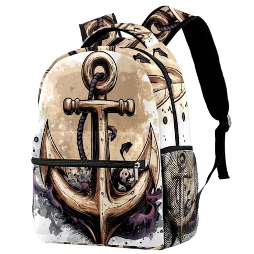 Sac à dos avec porte-bouteille contre les fuites motif chat papillon fille garçon