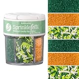 Sweets Indeed Dye Free St. Patricks Day Sprinkles, 6 Cell Sugar and Jimmies, No Artificial Dyes, Edible Sprinkle Mix Jimmies Perfect for Cake Decorations Baking Ice Cream Cookies Cupcake Topper (Shamrock)