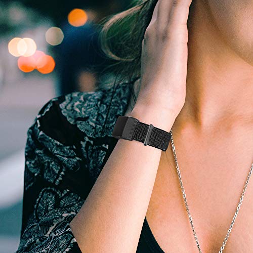 YOUKEX Pulseira de relógio de nylon compatível com pulseira Fitbit Charge 3/Fitbit Charge 4/pulseira