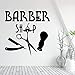 Produktbild AGjDF Friseursalon Wandaufkleber Friseur Dekor Dekor Friseur Poster Aufkleber Wand Friseur Werkzeuge Vinyl Friseur Shop Retro Design30x30cm