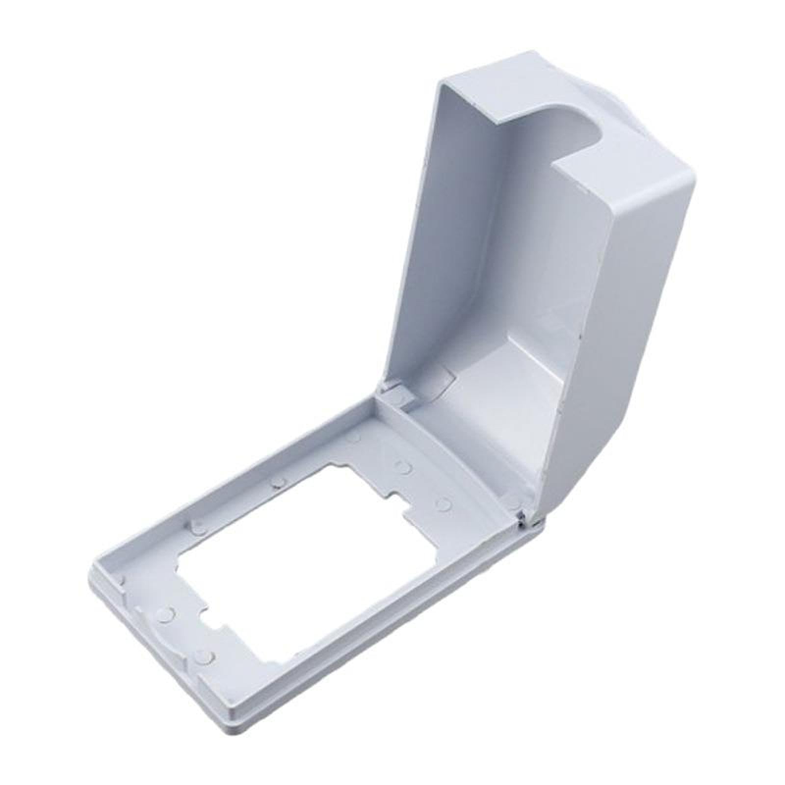 6x Cubierta de Enchufe Tapa Impermeable Caja Protectora de Pared Panel con Estructura Sellada para Uso en Baños Y Húmedas