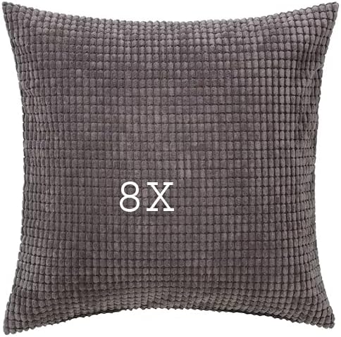 GULLKLOCKA Cushion cover, grey50x50 cm ( PACK OF 8 ) + FREE FINCHLEY REFILL PEN