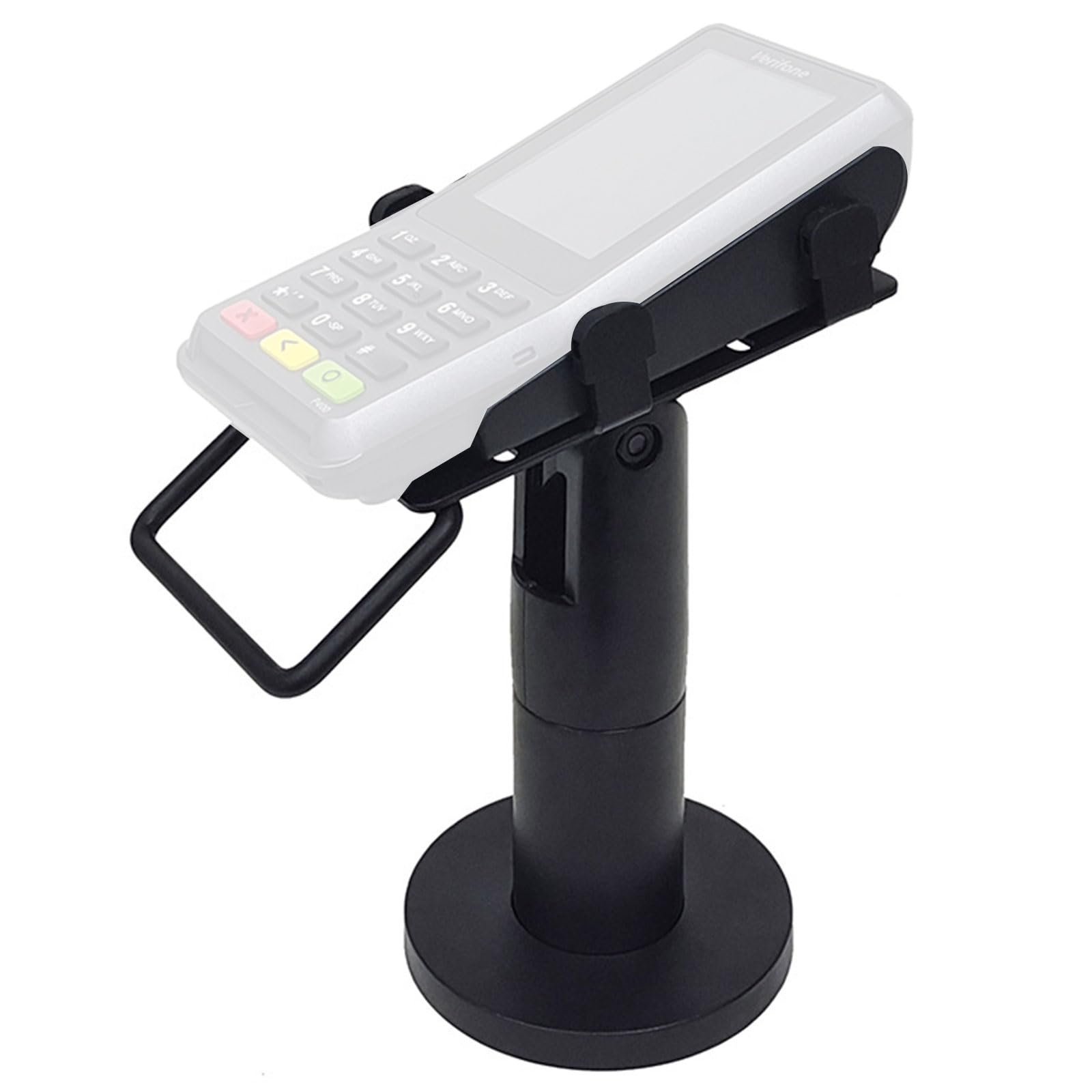 Supporto per staffa di visualizzazione per macchine POS Terminali per schede regolabili per negozi al dettaglio con canali via cavo nascosti Montaggio Pos