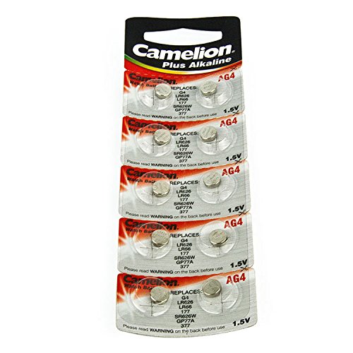 10 camelion ag4 / lr66 / 177 / 377 / lr626 pile bouton longue durée de vie (date d'expiration marqué)