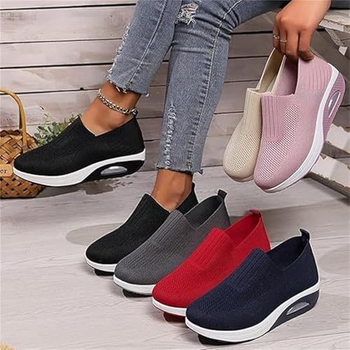 Everwalks Cute & Comfy Orthopedic Shoes, Soft Sole Non-Slip Breathable Arch Support Slip On Walking Sneaker4