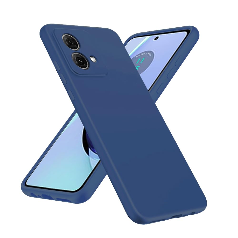 SDTEK for Motorola Moto G84 Case Premium Matte (Blue) Shockproof Cover - Slim Fit Protection - Image 4