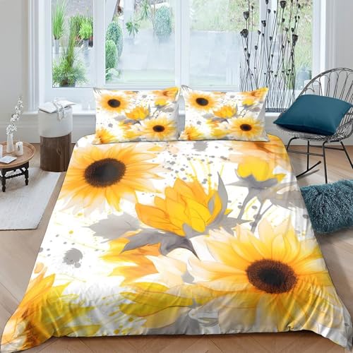 Housse de couette hypoallergique lit simple pour peau sensible