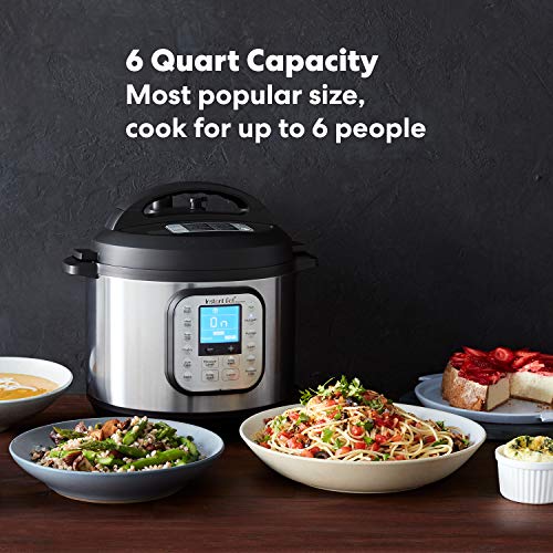 Instant Pot Nova 6 Pressure Cooker, 6Qt, Stainless Steel/Black #TOP4