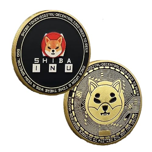 Gold Plated Shiba Inu Dodgecoin Crypto Coin - Adorable and Elegant Digital Currency Collectible, Perfect for Crypto Enthusiasts and Collectors - Image 5