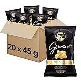 PACK: Pack de 20 bolsas de 45 gramos cada una de crujientes e irresistibles Lay's Gourmet clásicas. Un total de 900 gramos de uno de los snacks favoritos y más representativos de Lay's.