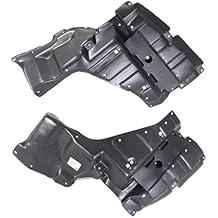 Compatible with 04-09 Prius Front Engine Splash Shield Under Cover Undercar Left Right PAIR