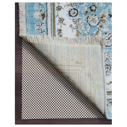 Veken Non Slip Rug Pad Gripper 8 x 10 Feet Extra Thick Pads for Any Hard Surface Floors, Keep Your Rugs Safe and in Place, Under Carpet Anti Skid Mat