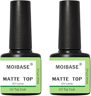 MOIBASE 16ml Matte Top Coat Gel Polish Soak Off UV LED Nail Gel Polish Manicure Varnish DIY Starter Set D087
