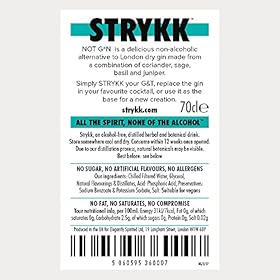 Strykk Not Gin – Alcohol Free Gin – Non-Alcoholic Spirit – Distilled You Find out more about Botanicals You You can also learn more about: Create London Dry Gin Flavours – <0.5% ABV 70cl Strykk Not Gin - Alcohol Free Gin - Non-Alcoholic Spirit - Distilled You Find out more about Botanicals You You can also learn more about: Create London Dry Gin Flavours - <0.5% ABV 70cl – STRYKK