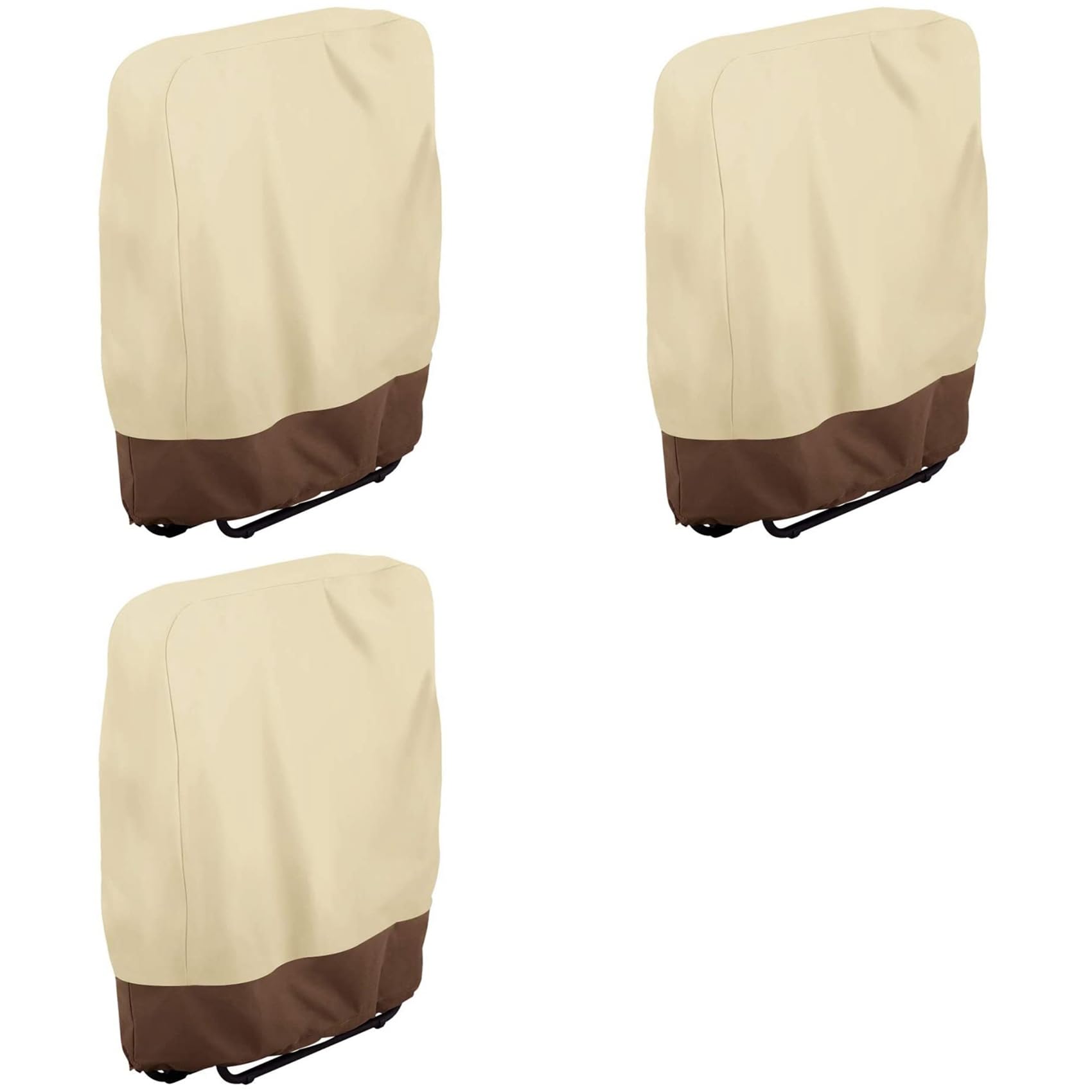 Hndhbfgrt 3X Outdoor Folding Deck Chair Cover Waterproof Balcony Outdoor Folding Deck Chair Garden Sunbathing Deck Chair Cover
