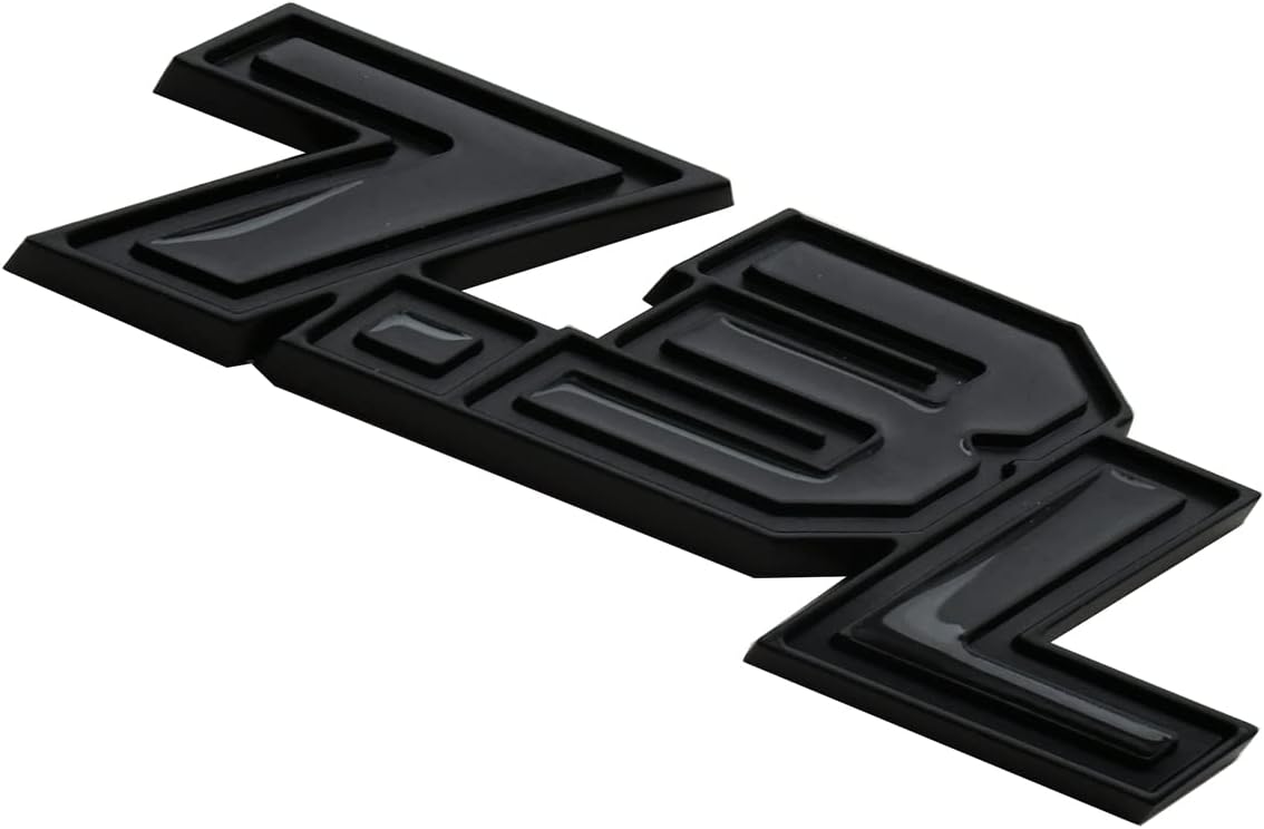 2Pcs 7.3L Emblems 3D Power Stroke Turbo Side Badge Nameplate Decal Stickers Logo (Black)