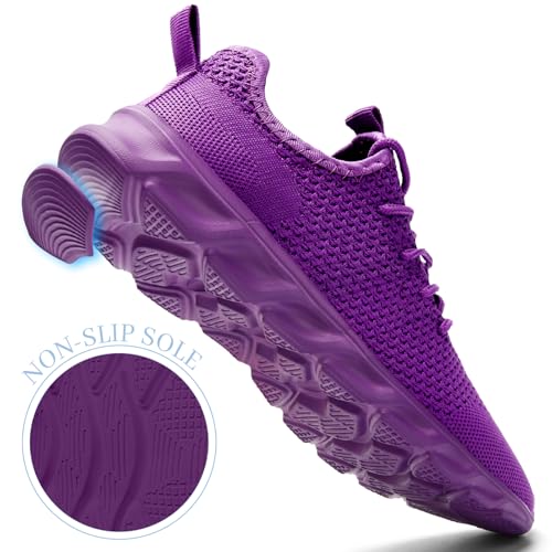 Image of Running Shoes for Men Womens Walking Slip On Tennis Sneakers | Comfortable Lightweight丨Breathable Mesh丨Gym丨Non Slip Sole丨Unisex Shoes丨 Athletic Workout Casual Fashion Sports