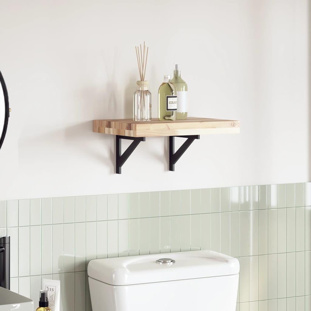 Piano per Tavolo Rettangolare in Legno Massello Acacia 40x30x4 cm, Superficie Liscia Non Trattata per Personalizzazione, Solido e Durevole per Rinnovo Casa o Contesti