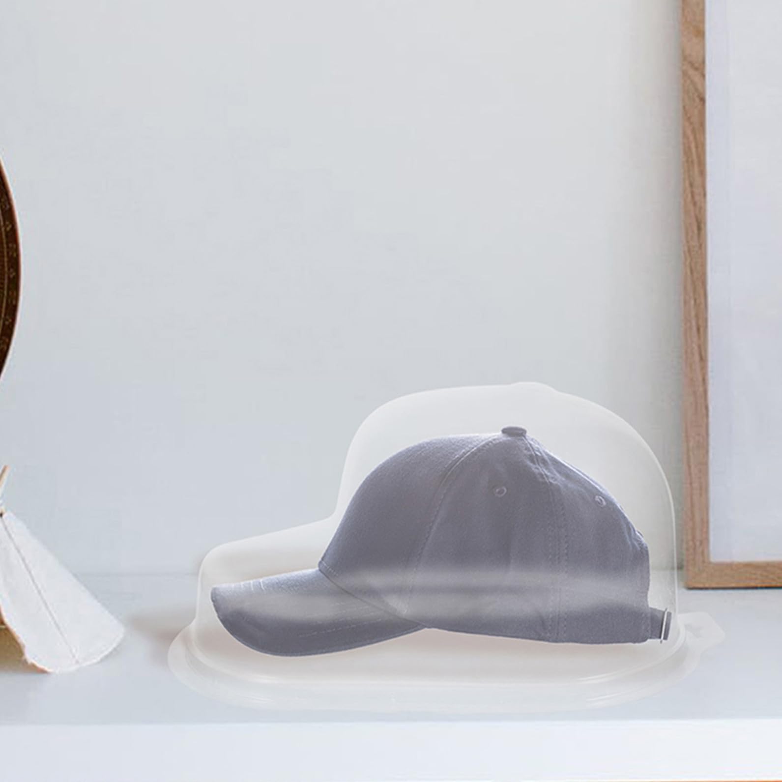 Vaguelly 3piezas Soporte Para Gorras De Béisbol Expositor De Gorras Estuche De Viaje Cajas Para