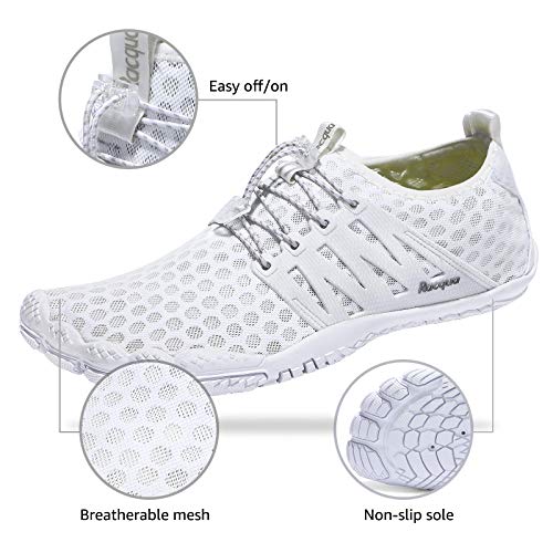 Image of Racqua Water Shoes Quick Dry Barefoot Beach Aqua Sport Swim Surf Pool Hiking Diving Walking for Men Women