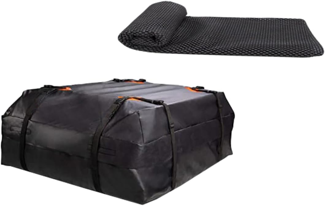 PRETYZOOM Vehicle Cargo Roof Roof Bag Cargo Carrier Rack Top Oxford Cloth Car Accessories
