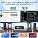 Kinupute Industrial Mini PC, Fanless Desktop Computer Core i7-8550U 1.8-4.0GHz, Win-11 Pro, 16G DDR4 RAM, 512G SSD, VGA/HDMI 4K@60Hz, 2x2.5G LAN Ports, 6xCOM RS232, 4G Module Slot, WiFi6/BT5.2