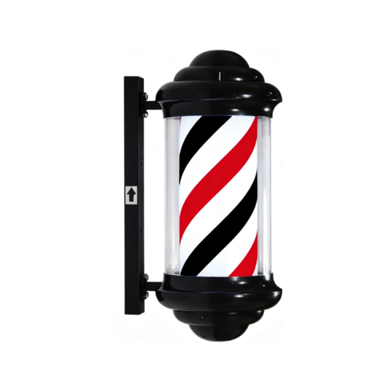 Barber Pole Rotating LED Strips Light Traditional Barber Pole