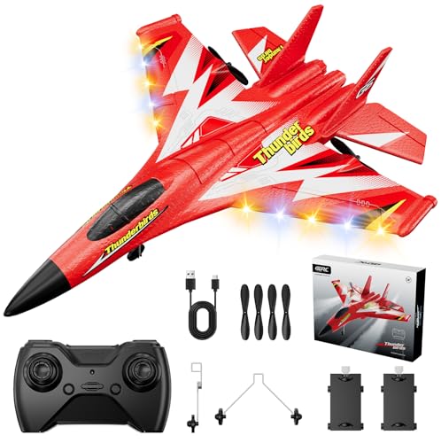 image for 4DRC Foam RC Plane for Kids Adults, Remote Control Airplane RC Jet Hel