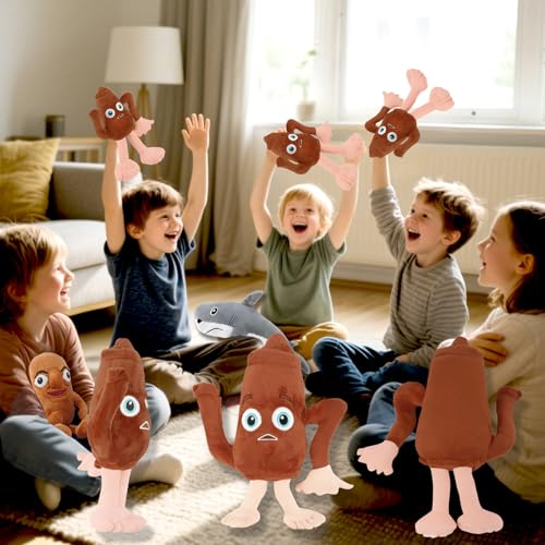 F7 Tung Tung Tung Tung Sahur Kuscheltier, Lustige Italian Brainrot Kuscheltier Tralalero Tralala Plüschfigur Süße Stuffed Animal Schlummer Gefülltes Kissen Geschenke für Fans Kinder Erwachsene