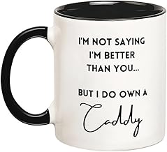 Cadillac Mug, Cadillac Owners, Caddy Gifts, Cadillac Coffee Mug, Mug for Cadillac Owner, 11 Oz Novelty Coffee Mug/Cup, Black