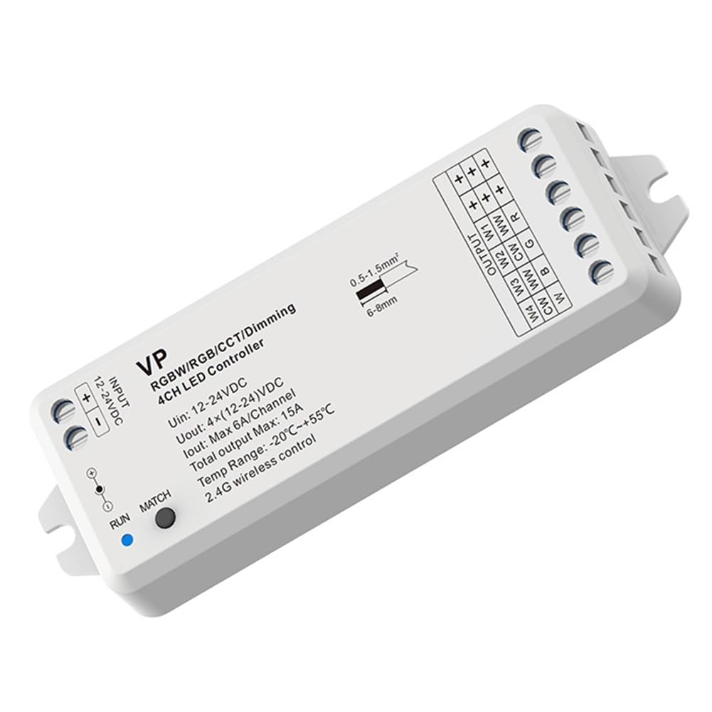 Kit Contrôleur LED 4Canaux Gradation 12-24V