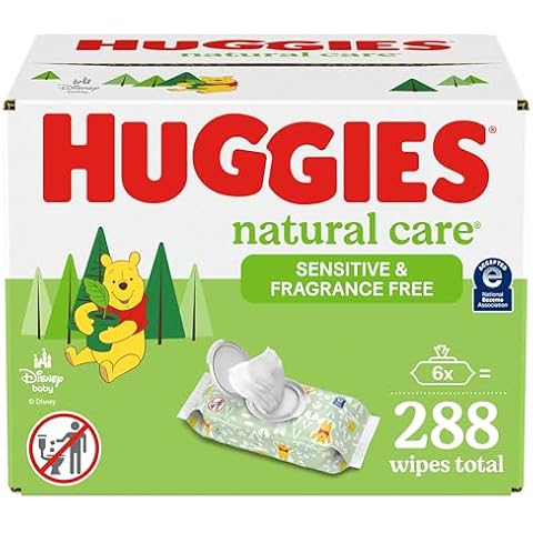 Huggies Natural Care Sensitive Baby Wipes Cover
