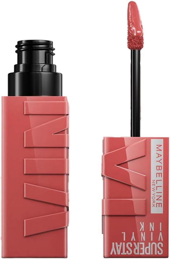 Maybelline Superstay Vinyl Ink Liquid Lipstick, Irresistible, Glossy | High Shine That Lasts For 16 Hrs