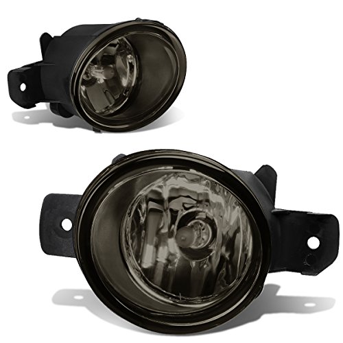 Auto Dynasty Fog Lights Assembly Compatible with 2007-2016 Altima / 2013-2016 Pathfinder Front Bumper Driving Fog Lamps, Driver and Passenger Side, Smoked Lens
