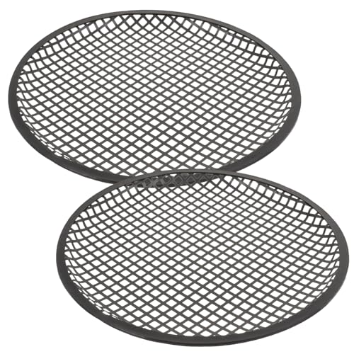Abaodam 2個車用スピーカーメッシュカバー 簡単取り付け 音響保護ネット 高耐久サブウーファープロテクション オーディオスピーカー用