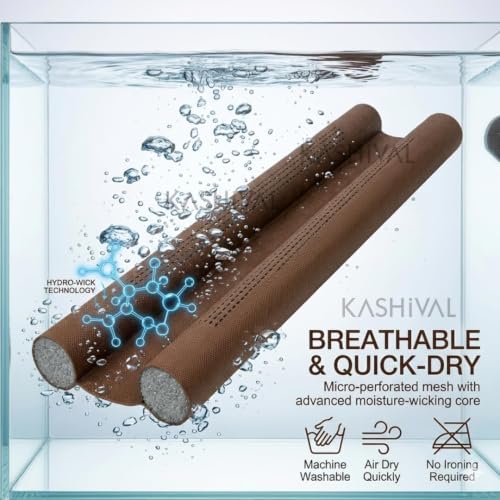 Image of KASHIVAL Under Door Draft Stopper | Door Gap Filler & Weather Stripping Bottom Seal | Soundproof Noise Blocker, Insect Guard & AC Energy Saver (5, Brown, 39 inch)