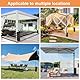 8 Stück Pavillon Sandsäcke, Gewichte für Pavillon, Sandsack, 50x15cm Sandbag Pergola, 800D Wasserdicht Oxford Stoff, für Jede Pop Up Zelte Vordach Outdoor Patio