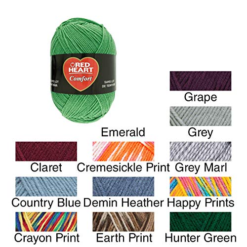 Image of RED Heart Comfort Yarn, Claret