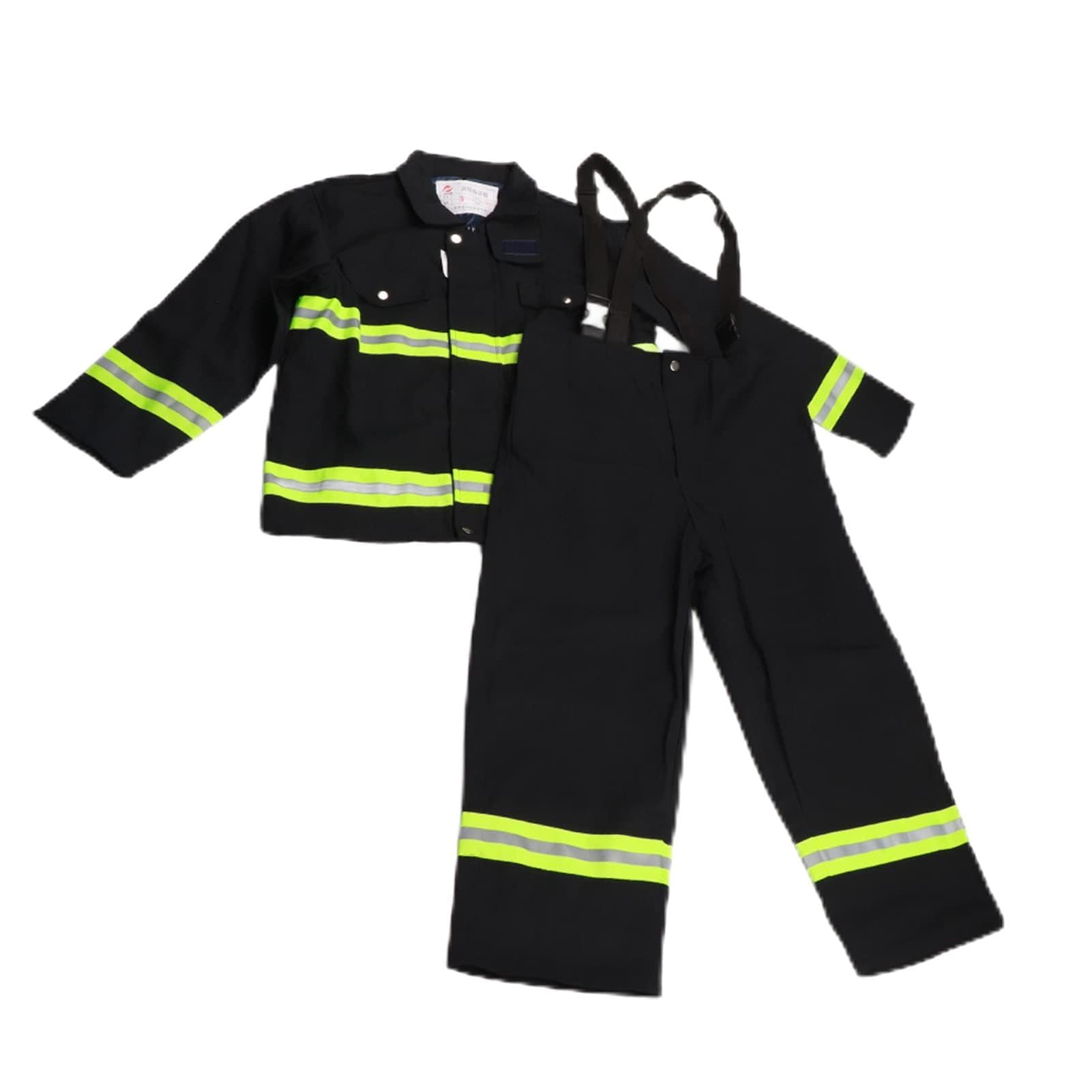 Combinaison Résistante au Feu, Combinaison Classique en Coton Ignifuge et Résistant aux Acides, Combinaison économique Antistatique, pour Les Pompiers Soudeurs