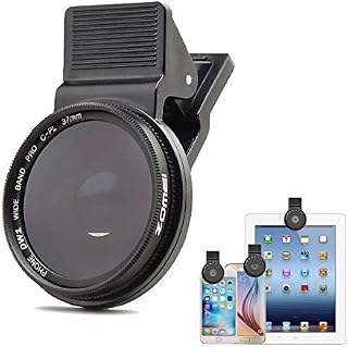 Flycoo ZOMEI Professional Circular Polarizing Lens CPL 37 mm Clip Filter for iPhone 6s Plus 7 Mobile Phone for Samsung Galaxy S8 Android Smartphones