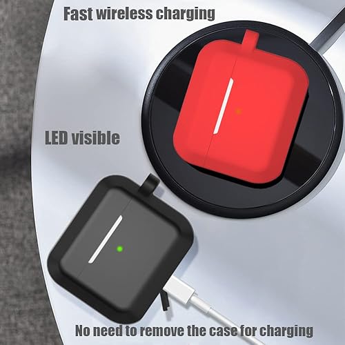 Miniatura 10 de Funda compatible con Apple AirPods 3 con ganchos para las orejas, accesorios de tercera generación YINVA Funda protectora de silicona diseñada para