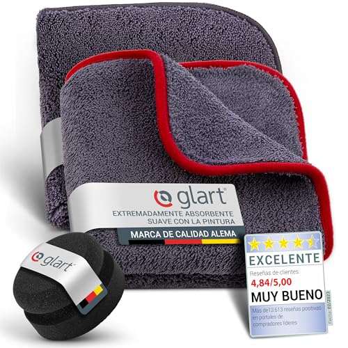Miniatura 7 de Glart 44TPP6 Set para el Cuidado de la Pintura, Gris (Anthracite)/Negro, 40 x 40 cm, 3