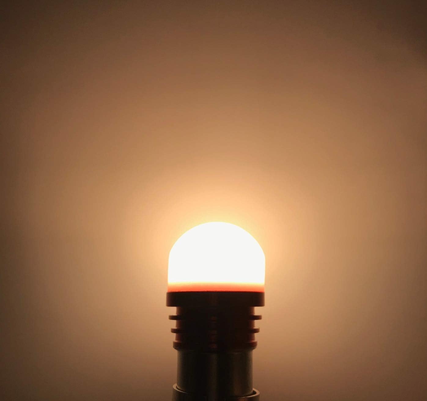 #1308#1309 28VDC Miniature Bulb LED Replacement | Base: SC Bayonet Ba15S | Lamp Shape: B6 | Voltage: 28VDC (Warm White)