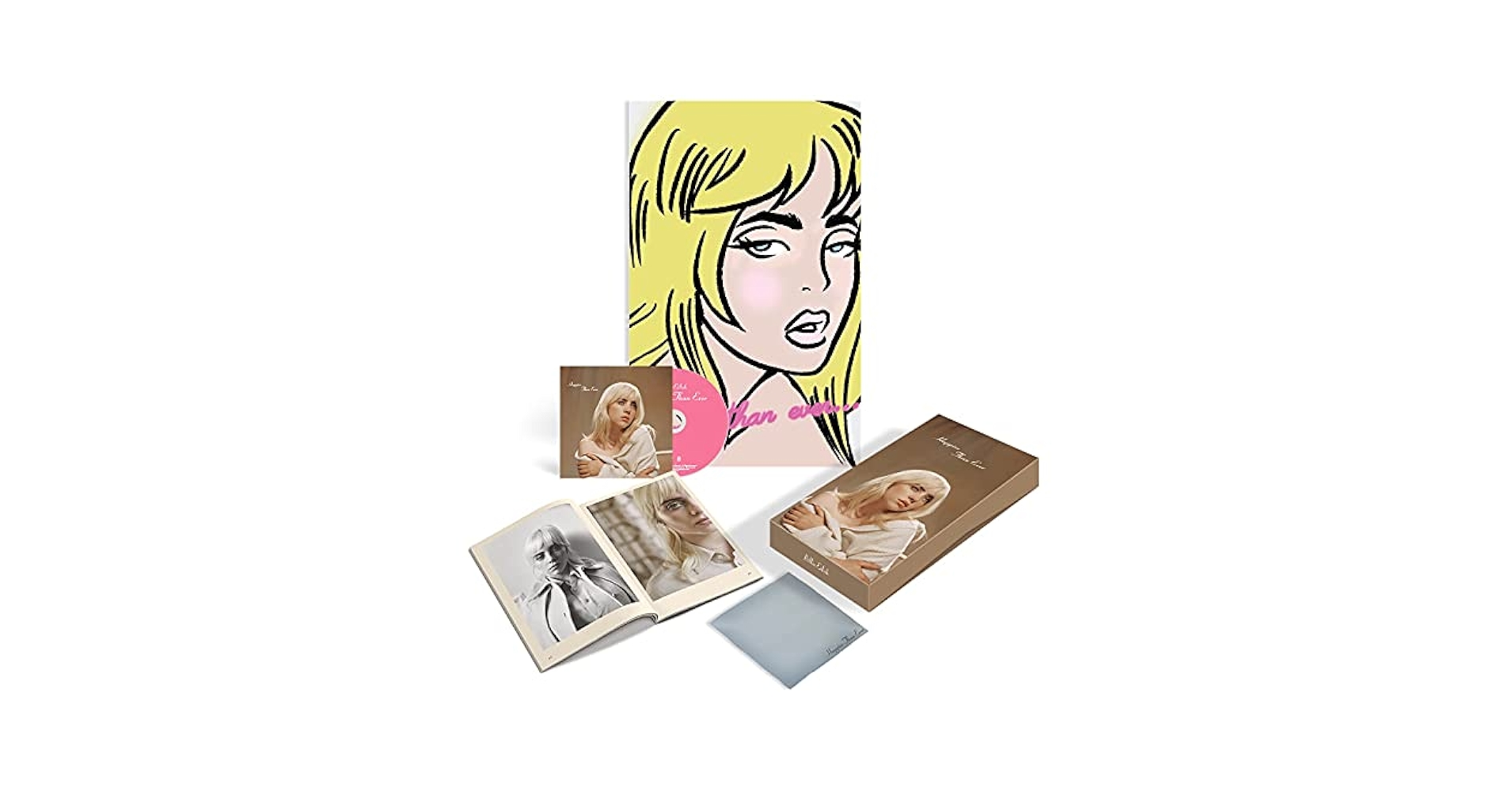 Billie Eilish Happier Than Ever アマゾン BOX Amazon.com: Happier Than Ever [Amazon Exclusive Box]: CDs y